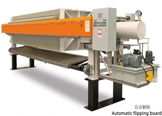 স্বয়ংক্রিয় ফ্লিপিং বোর্ড ফিল্টার প্রেস স্ল্যাড প্রেস মেশিন ইনস্টল করা সহজ