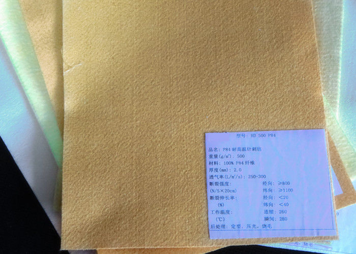 ফাইবারগ্লাস P84 নিডল ফিল্টার ক্লথ/গ্লাসফাইবার ফিল্টার অনুভূত